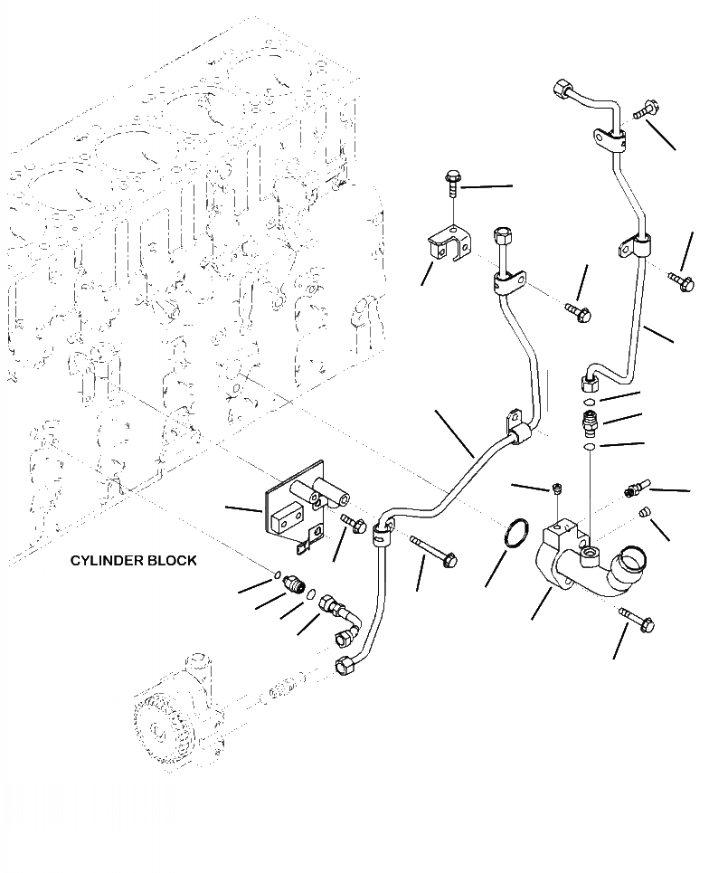 Схема запчастей Komatsu PC390LC-10 - AHD- ГИДР. НАСОС. ТРУБЫ ДВИГАТЕЛЬ