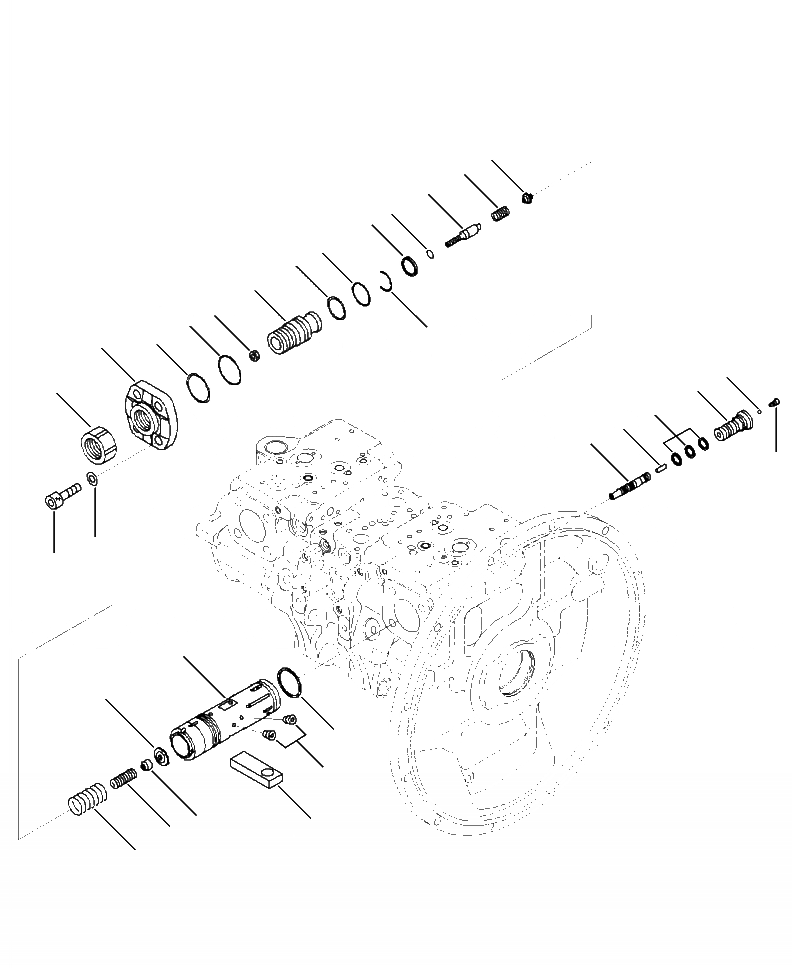 Схема запчастей Komatsu PC390LC-10 - H-A ОСНОВН. НАСОС COMPLETE ПОРШЕНЬ НАСОС ASSEMBLY (/) ГИДРАВЛИКА