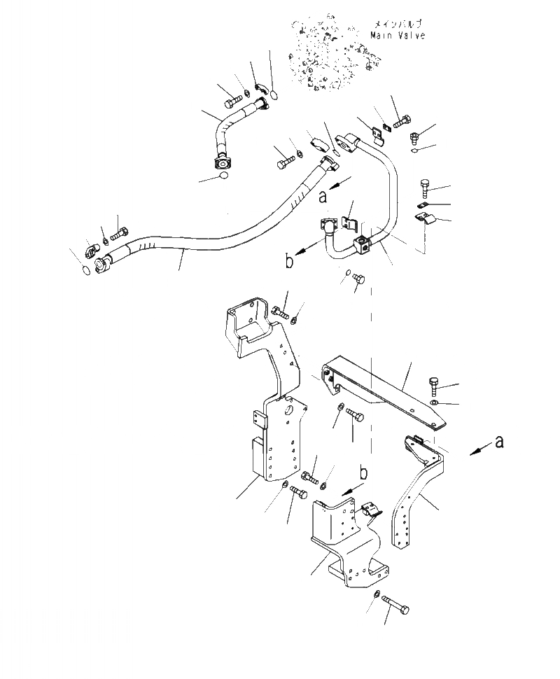 Схема запчастей Komatsu PC390LC-10 - H7- ГИДРОЛИНИЯ НАВЕСН. ОБОРУД ТРУБЫ, -ДОПОЛН. АКТУАТОР ТРУБЫ, ОСНОВН. ЛИНИЯ, ЛЕВ. ГИДРАВЛИКА