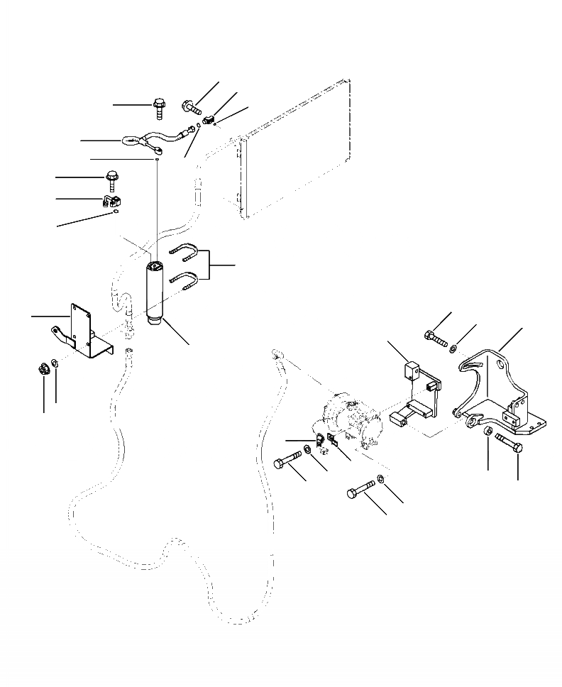 Схема запчастей Komatsu PC390LC-10 - K7-A КОНДИЦ. ВОЗДУХА КОМПРЕССОР КРЕПЛЕНИЕ И ВЛАГООТДЕЛИТЕЛЬ БАК OPERATORS ОБСТАНОВКА И СИСТЕМА УПРАВЛЕНИЯ