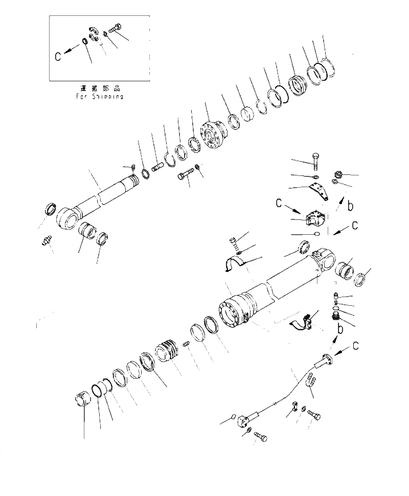 Схема запчастей Komatsu PC390LC-10 - T-A ЦИЛИНДР ASSEMBLY РУКОЯТЬ РАБОЧЕЕ ОБОРУДОВАНИЕ