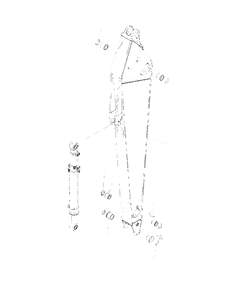 Схема запчастей Komatsu PC390LC-10 - T- РУКОЯТЬ, MM РАБОЧЕЕ ОБОРУДОВАНИЕ