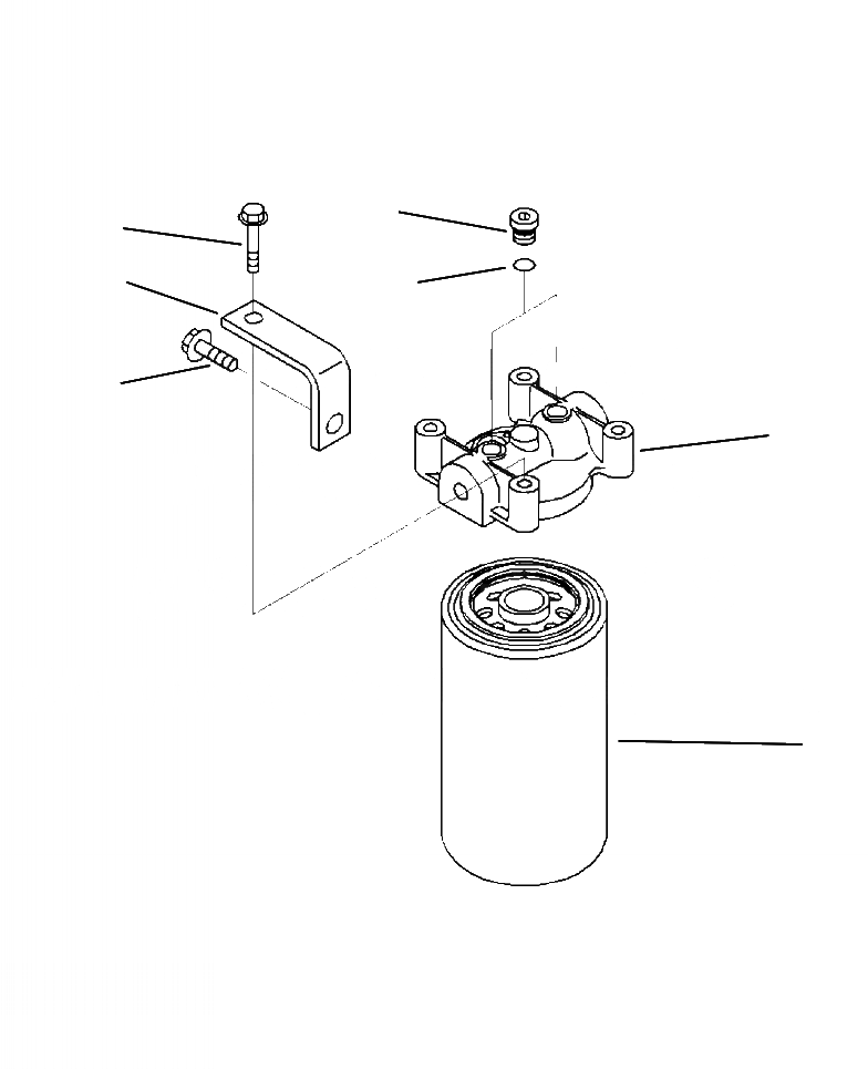 Схема запчастей Komatsu PC390LL-10 A50601 - AFF- ТОПЛИВН. ФИЛЬТР. ДВИГАТЕЛЬ