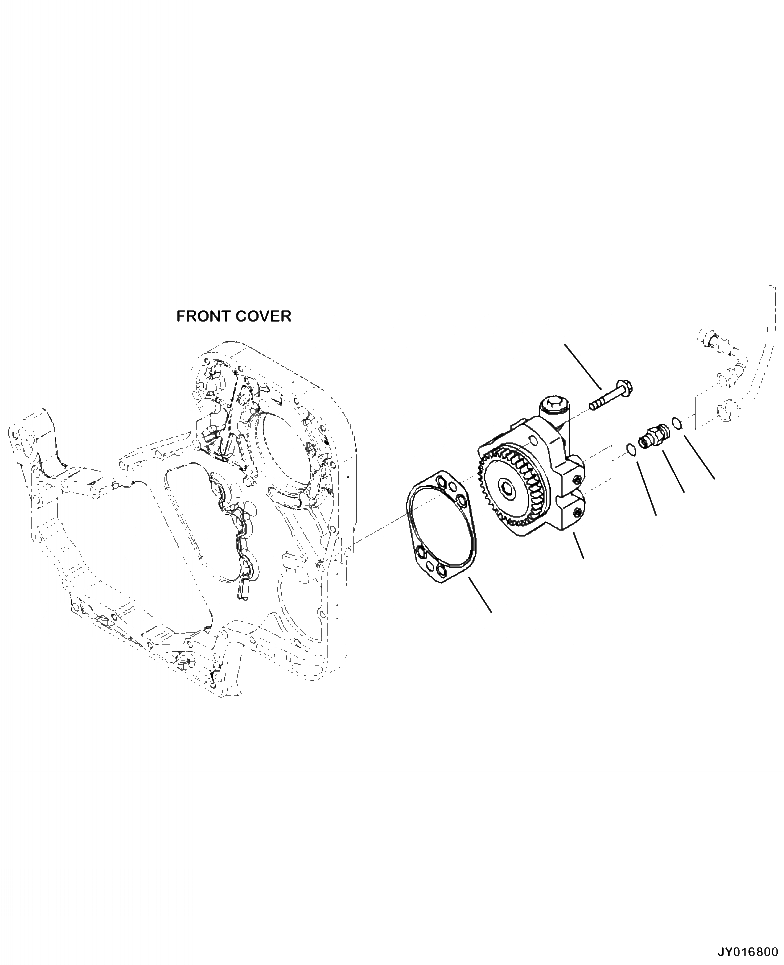 Схема запчастей Komatsu PC390LL-10 A50601 - AHD- ГИДР. НАСОС. ДВИГАТЕЛЬ