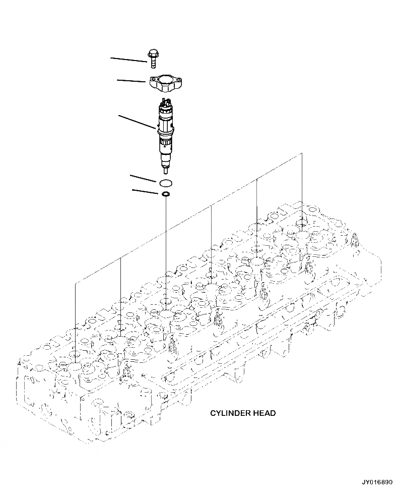 Схема запчастей Komatsu PC390LL-10 A50601 - APP- ЧАСТИ PERДЛЯMANCE ВПРЫСК ДВИГАТЕЛЬ