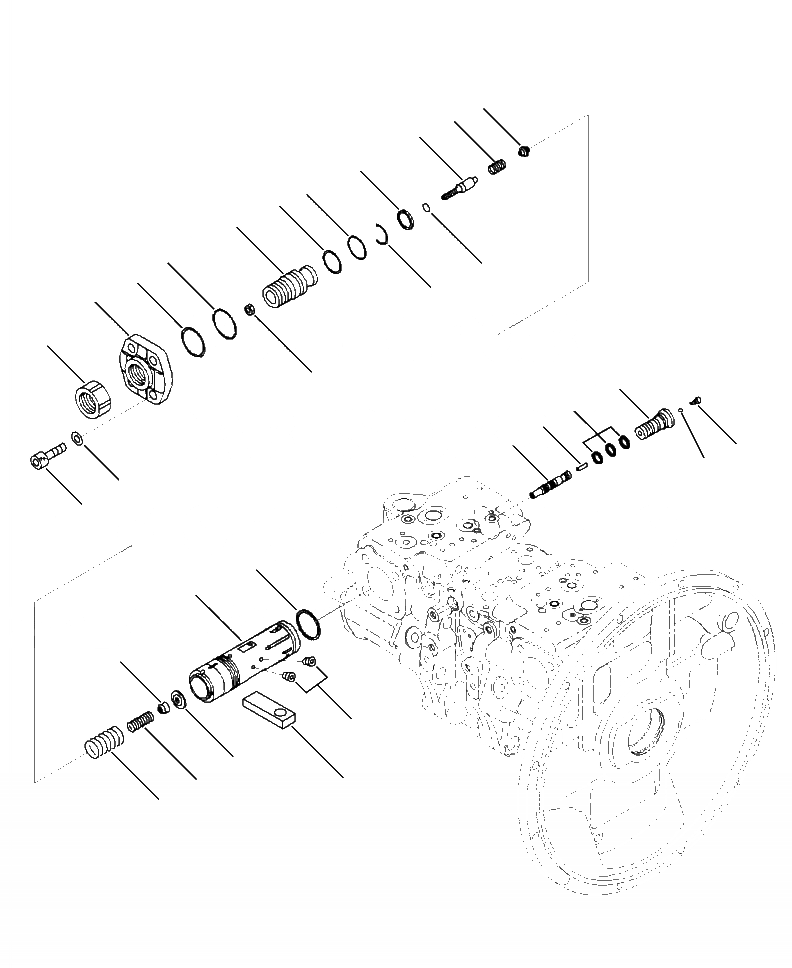 Схема запчастей Komatsu PC390LL-10 A50601 - H-8A ОСНОВН. НАСОС COMPLETE ПОРШЕНЬ НАСОС ASSEMBLY (8/) ГИДРАВЛИКА