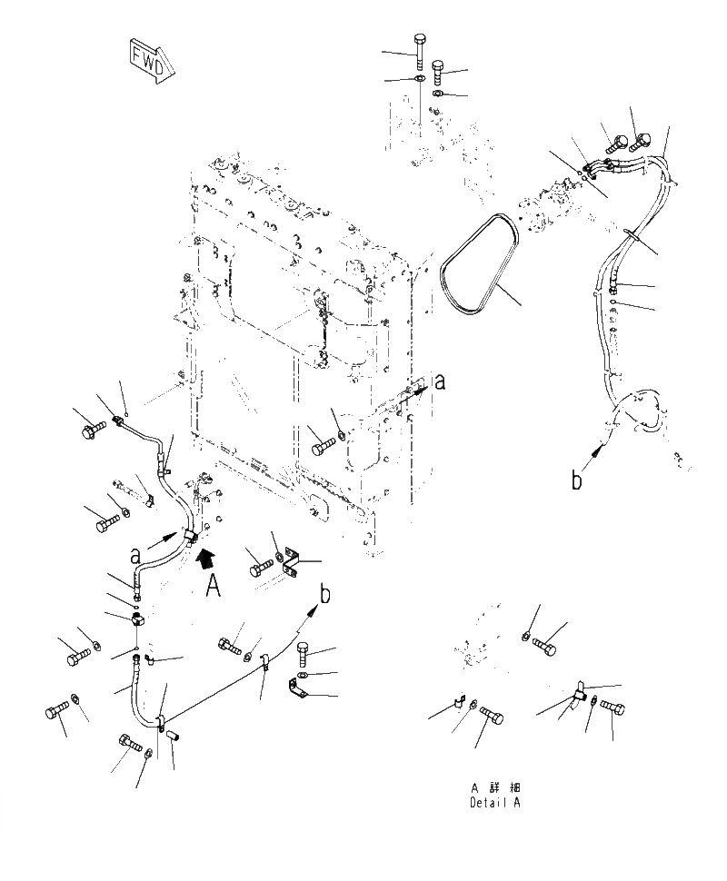Схема запчастей Komatsu PC390LL-10 A50601 - K7-A КОНДИЦ. ВОЗДУХА КОМПРЕССОР - КОНДЕНСАТОР ЛИНИЯ OPERATORS ОБСТАНОВКА И СИСТЕМА УПРАВЛЕНИЯ