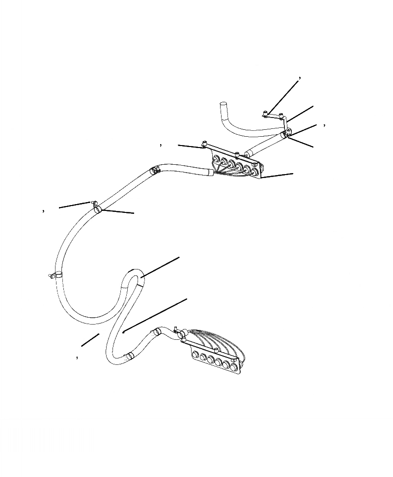 Схема запчастей Komatsu PC390LL-10 A50601 - M8-A RISER НАКЛОН. ЭЛЕКТР. EXTENSION Э/ПРОВОДКА ЧАСТИ КОРПУСА И КРЫШКИ