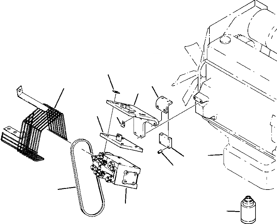 Схема запчастей Komatsu PC400LC-5 - КОМПРЕССОР КРЕПЛЕНИЕ И FINGER ЧАСТИ КОРПУСА ЧАСТИ КОРПУСА