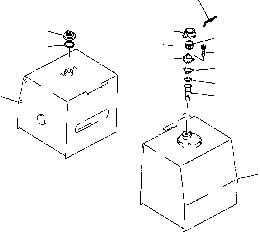 Схема запчастей Komatsu PC400LC-5 - ANTI-АНТИВАНДАЛЬНАЯ КРЫШКАS заводской номер A778 И UP УПРАВЛ-Е РАБОЧИМ ОБОРУДОВАНИЕМ