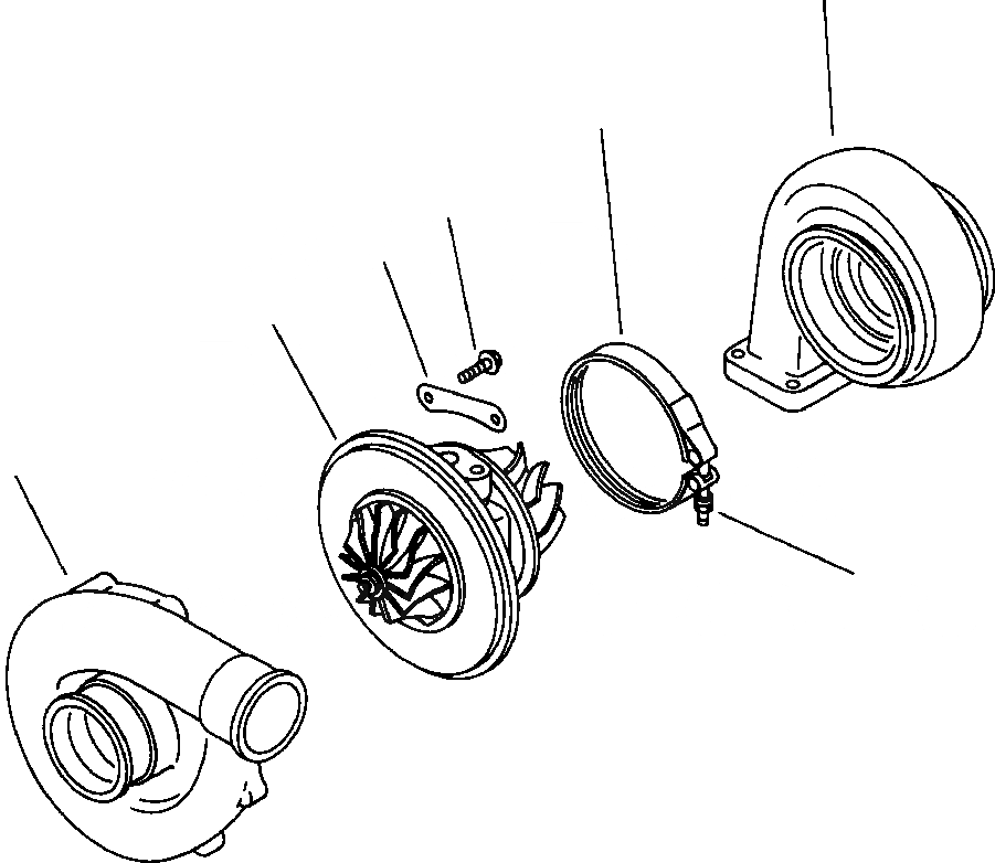 Схема запчастей Komatsu PC400LC-5 - ТУРБОНАГНЕТАТЕЛЬ ГОЛОВКА ЦИЛИНДРОВ