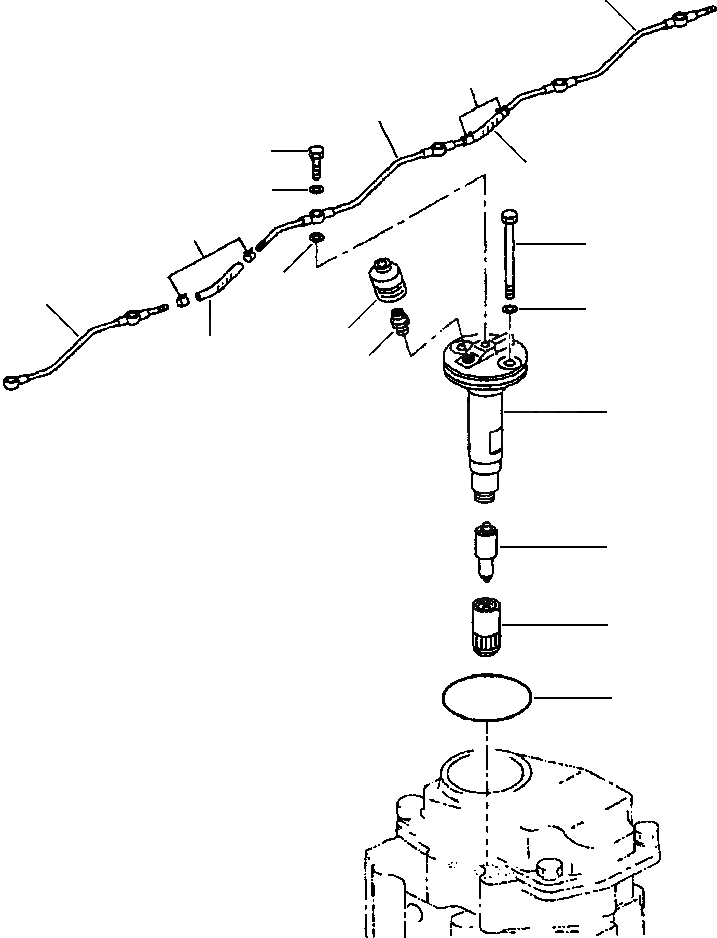 Схема запчастей Komatsu PC400LC-6LK - FIG. A-B7A ТОПЛИВН. ВПРЫСК ТРУБЫ ДВИГАТЕЛЬ