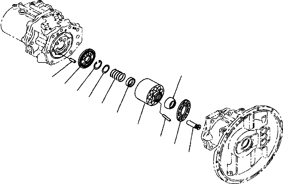 Схема запчастей Komatsu PC400LC-6LK - FIG. H-A ОСНОВН. НАСОС - ПЕРЕДН. БЛОК ЦИЛИНДРОВ ГИДРАВЛИКА