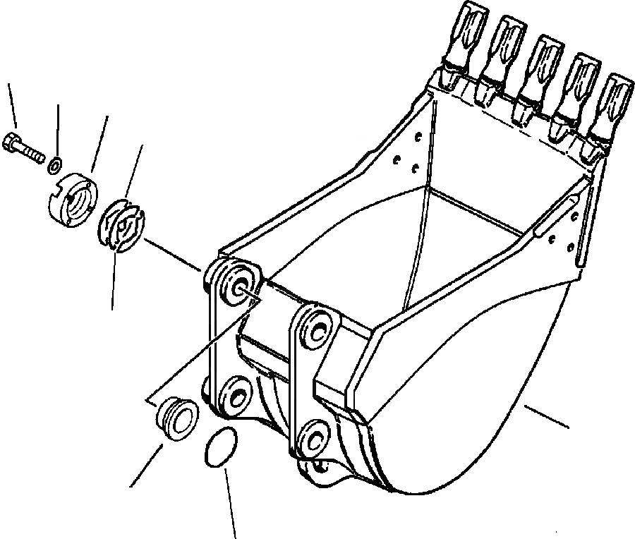 Схема запчастей Komatsu PC400LC-6LK - FIG. T-A РЕГУЛИР. PLAY DEVICE РАБОЧЕЕ ОБОРУДОВАНИЕ