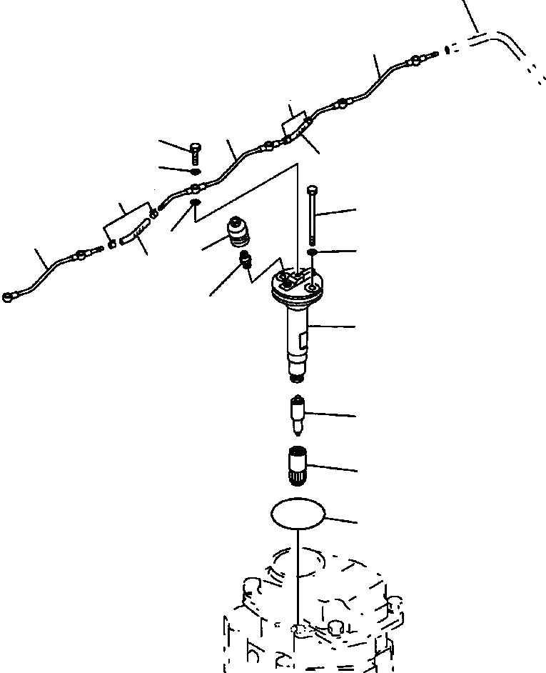 Схема запчастей Komatsu PC400LC-6LM - FIG. A-AF ФОРСУНКА ДВИГАТЕЛЬ