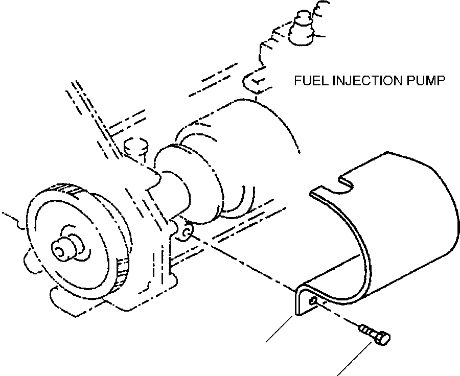 Схема запчастей Komatsu PC400LC-6LM - FIG. A9-AA ЗАЩИТА - ТОПЛ. НАСОС ДВИГАТЕЛЬ