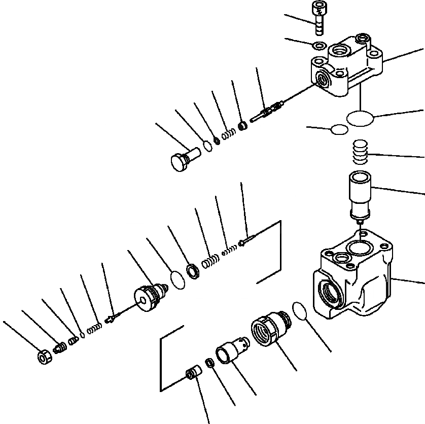 Схема запчастей Komatsu PC400LC-6LM - FIG. H8-A ГИДРАВЛ - СТОПОРН. КЛАПАН ГИДРАВЛИКА