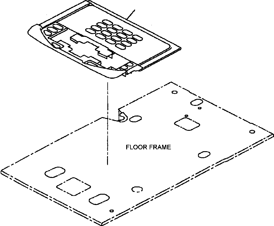 Схема запчастей Komatsu PC400LC-6LM - FIG. K-A ПОКРЫТИЕ ПОЛА- ДОПОЛН. СЕРВИСНЫЙ КЛАПАНS КАБИНА ОПЕРАТОРА И СИСТЕМА УПРАВЛЕНИЯ