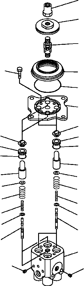 Схема запчастей Komatsu PC400LC-6LM - FIG. K-A КЛАПАН PPCASSEMBLY - ДЛЯ РАБОЧ. ОБОРУД-Я КАБИНА ОПЕРАТОРА И СИСТЕМА УПРАВЛЕНИЯ