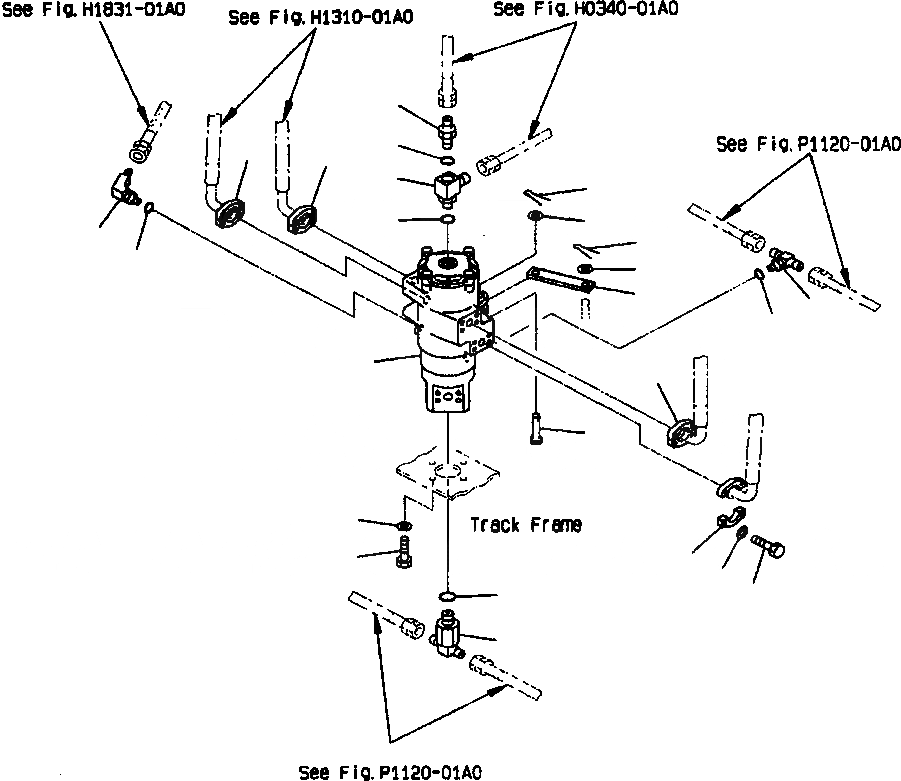 Схема запчастей Komatsu PC400LC-6LK - FIG NO. N-A ПОВОРОТНОЕ СОЕДИНЕНИЕ СОЕДИНИТЕЛЬН. ЧАСТИ, СКОРОСТЬ ДВИЖЕНИЯ 3 ПОВОРОТН. КРУГ И КОМПОНЕНТЫ