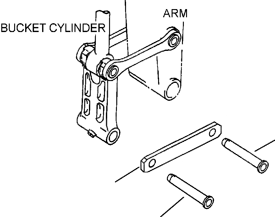 Схема запчастей Komatsu PC400LC-6LK - FIG NO. T-D КОВШ LESS РАБОЧЕЕ ОБОРУДОВАНИЕ