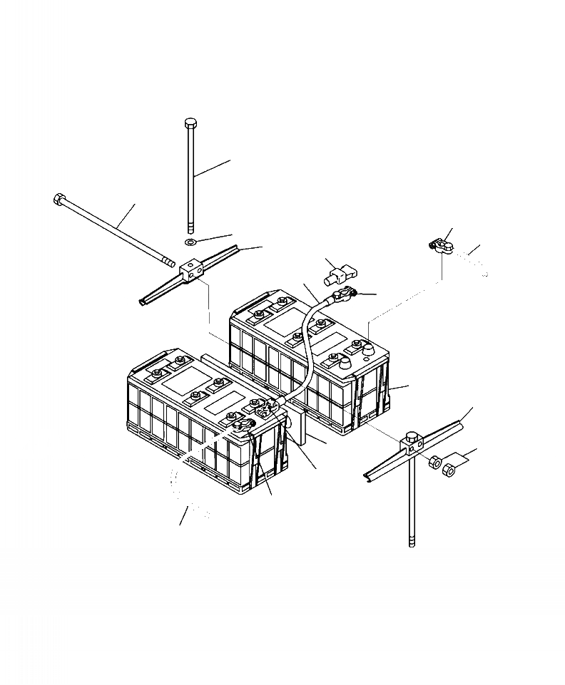 Схема запчастей Komatsu PC400LC-8 - E-A АККУМУЛЯТОР И КРЕПЛЕНИЯ АККУМУЛЯТОРАING WET, ВЫСОК. ЕМК. ЭЛЕКТРИКА