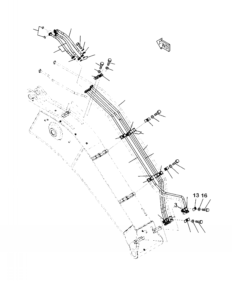 Схема запчастей Komatsu PC400LC-8 - T-A СТРЕЛА ЦИЛИНДР РУКОЯТИ РАБОЧЕЕ ОБОРУДОВАНИЕ