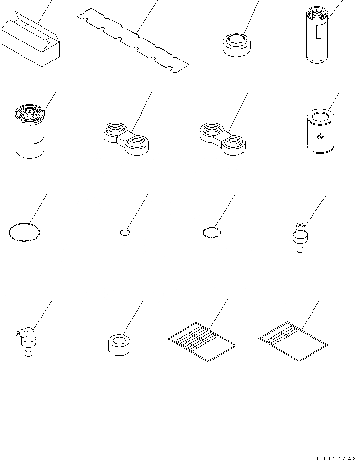 Схема запчастей Komatsu PC400LC-7L - ЗАП. ЧАСТИ АКСЕССУАРЫ