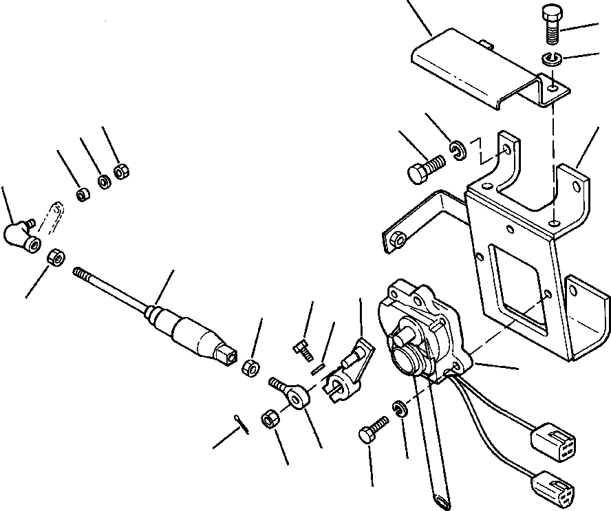 Схема запчастей Komatsu PC400LC-6LC - FIG NO. B-A УПРАВЛ-Е ПОДАЧ. ТОПЛИВА КОМПОНЕНТЫ ДВИГАТЕЛЯ