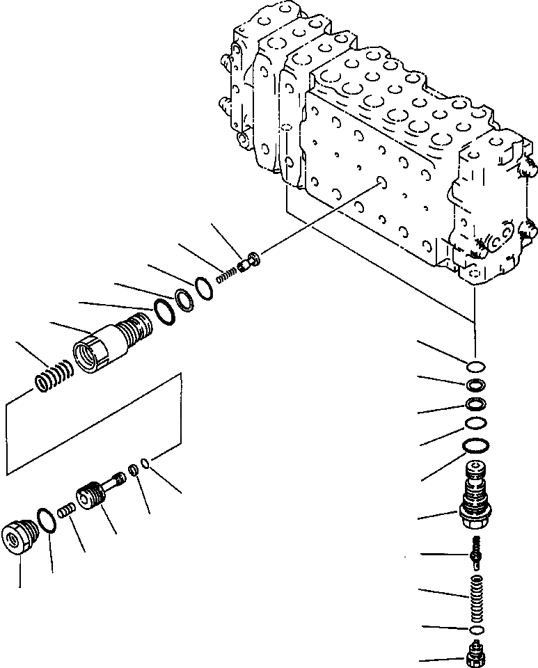 Схема запчастей Komatsu PC400LC-6LC - FIG NO. H-8A ОСНОВН. КЛАПАН АКТУАТОР (8/) ГИДРАВЛИКА