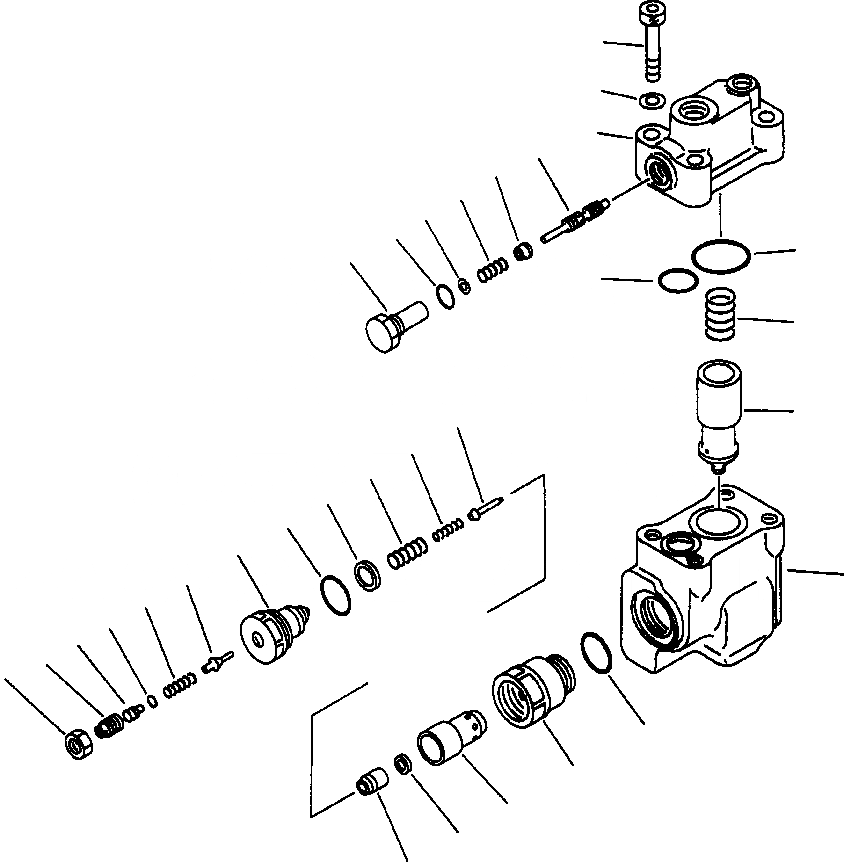 Схема запчастей Komatsu PC400LC-6LC - FIG NO. H-A ПРЕДОТВРАЩЕНИЕ СМЕЩЕНИЮ ЗАКРЫВАЮЩИЙ КЛАПАН(ДЛЯ СТРЕЛЫ И РУКОЯТЬ ЛИНИЯ) ГИДРАВЛИКА