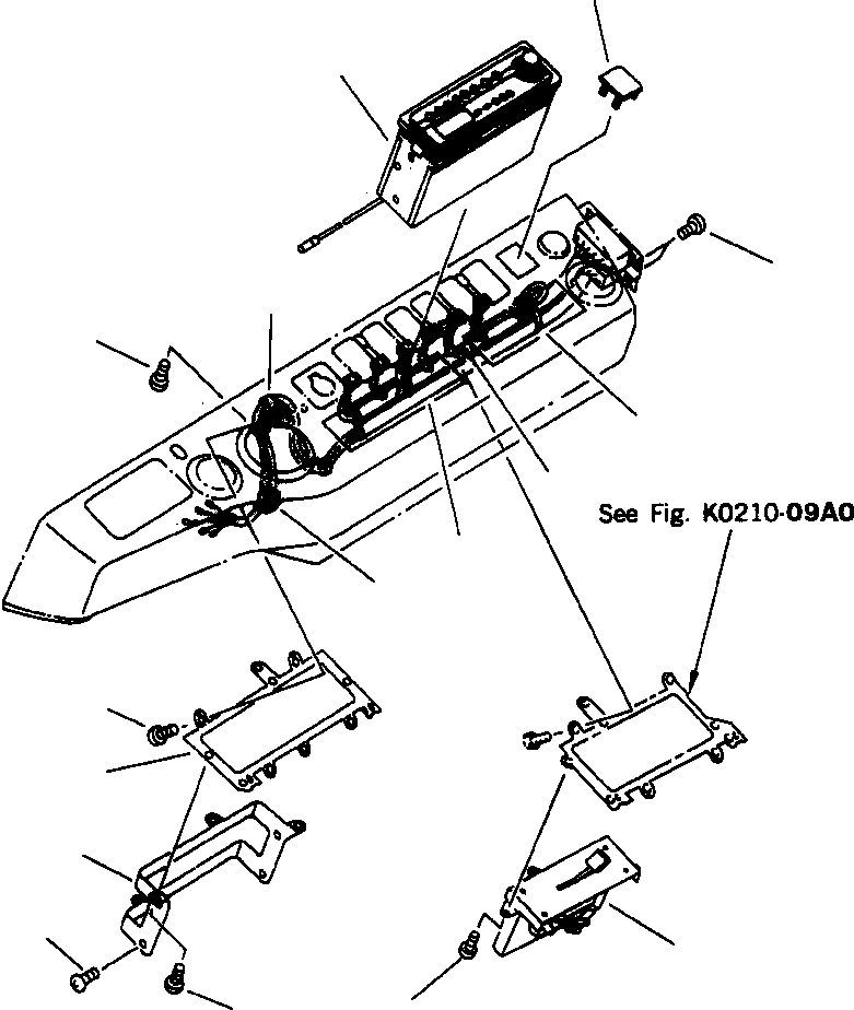 Схема запчастей Komatsu PC400LC-6LC - FIG NO. K-A КАБИНА ПАНЕЛЬ Э/ПРОВОДКА С ОБОГРЕВ-ЛЕМ И РАДИО КАБИНА ОПЕРАТОРА И СИСТЕМА УПРАВЛЕНИЯ
