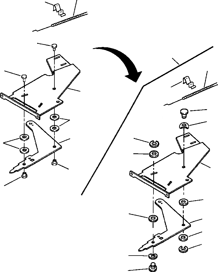 Схема запчастей Komatsu PC400LC-6LC - FIG NO. K7-B ПЕЧКА ИЛИ КОНДИЦ. ВОЗДУХА УПРАВЛ-Е ASSEMBLY ПОДОГРЕВ РЫЧАГ ASSEMBLY КАБИНА ОПЕРАТОРА И СИСТЕМА УПРАВЛЕНИЯ