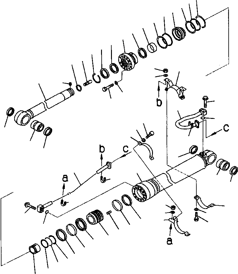 Схема запчастей Komatsu PC400LC-6LC - FIG NO. T-AA ЦИЛИНДР РУКОЯТИДЛЯ УСИЛ. СТРЕЛЫ - MM УДЛИНН. ЦИЛИНДР BARREL РАБОЧЕЕ ОБОРУДОВАНИЕ