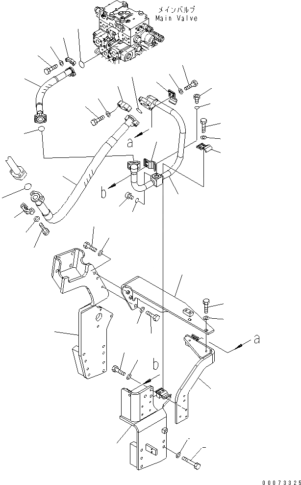 Схема запчастей Komatsu PC400LC-7E0 - НАВЕСНОЕ ОБОРУД-Е ( АКТУАТОР) (ОСНОВН. ЛЕВ.) ГИДРАВЛИКА