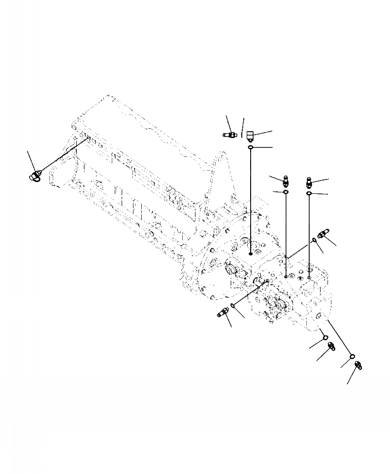 Схема запчастей Komatsu PC450LC-8 - B9999-AX ЧАСТИ ДЛЯ ПЕРИОДИЧ. ОБСЛУЖИВАНИЯ КОМПОНЕНТЫ ДВИГАТЕЛЯ