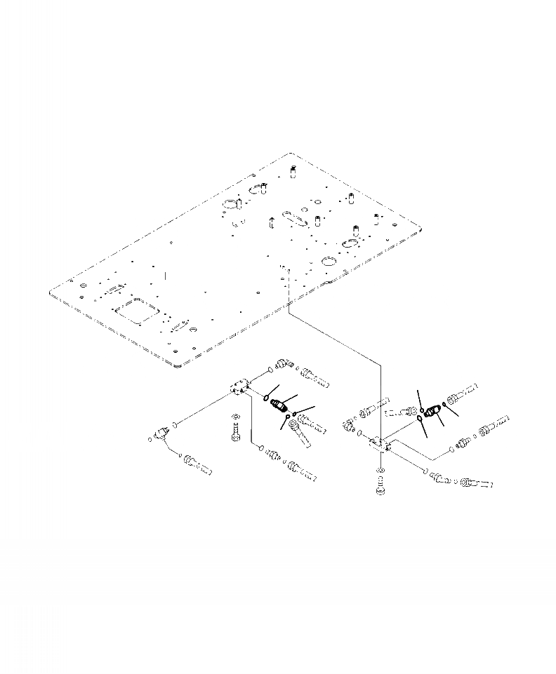 Схема запчастей Komatsu PC450LC-8 - H8-A ПРЯМ. ХОД (/) ГИДРАВЛИКА