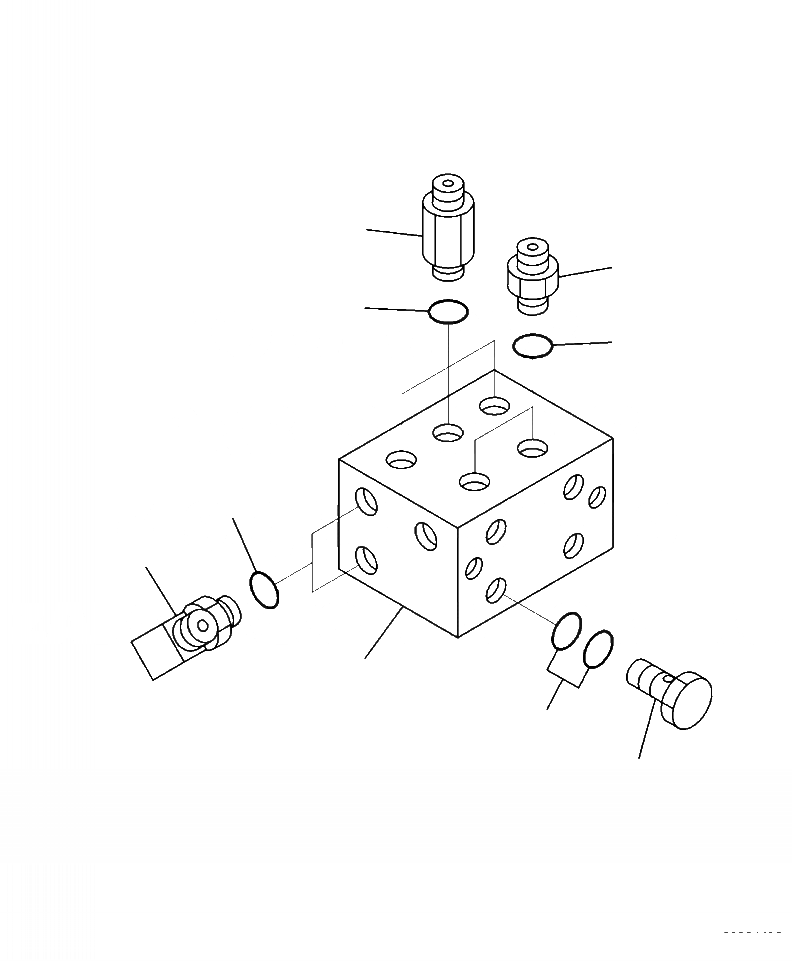 Схема запчастей Komatsu PC450LC-8 - H8-A ПРЯМ. ХОД (/) ГИДРАВЛИКА