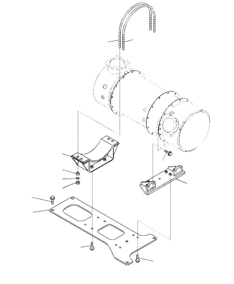 Схема запчастей Komatsu PC490LC-10 - A- KOMATSU DIESEL ЧАСТЬICULATE ФИЛЬТР. (KDPF) КРЕПЛЕНИЕ ДВИГАТЕЛЬ
