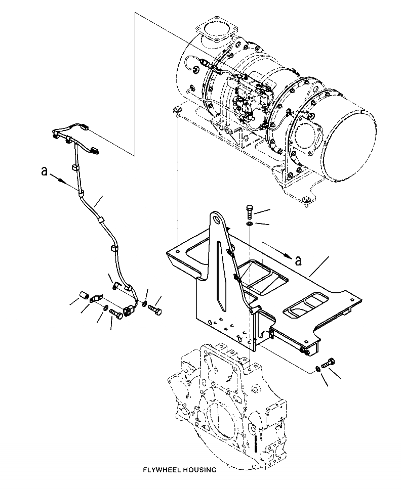 Схема запчастей Komatsu PC490LC-10 - A- KOMATSU DIESEL ЧАСТЬICULATE ФИЛЬТР. (KDPF) ПРОВОДКА И МОНТАЖНЫЙ КАРКАС ДВИГАТЕЛЬ