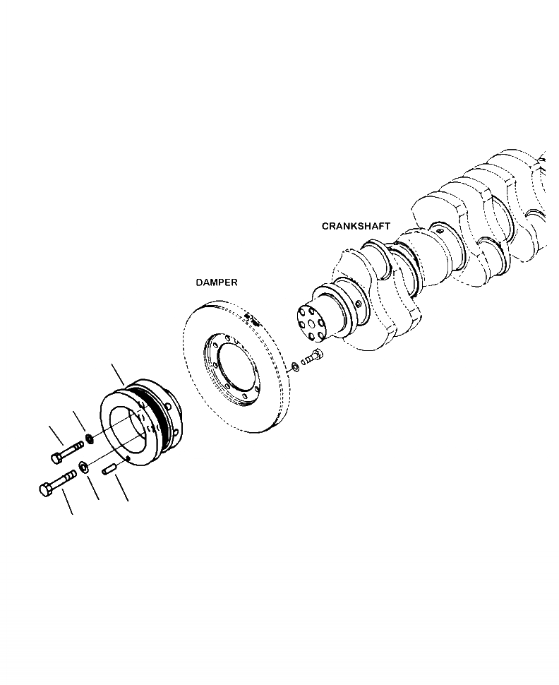Схема запчастей Komatsu PC490LC-10 - A7- ШКИВ КОЛЕНВАЛА ДВИГАТЕЛЬ