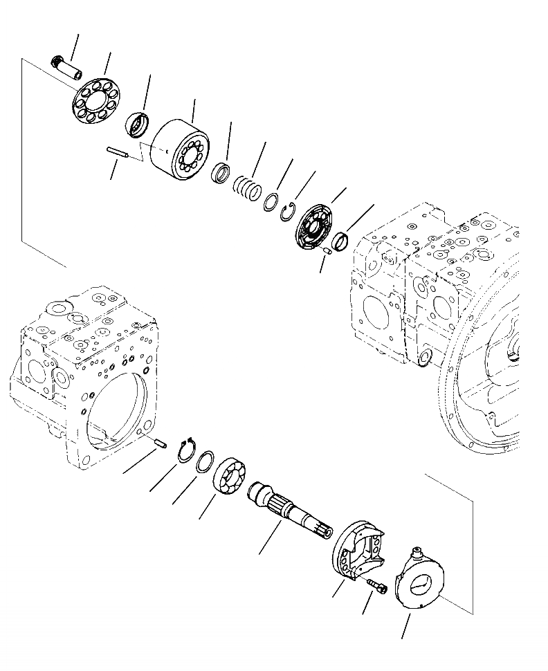 Схема запчастей Komatsu PC490LC-10 - H-7A ГИДР. НАСОС. (7/7) ГИДРАВЛИКА