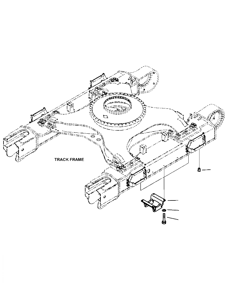 Схема запчастей Komatsu PC490LC-10 - R-A ЦЕНТРАЛЬН. ЗАЩИТА НИЖН.CARRIAGE