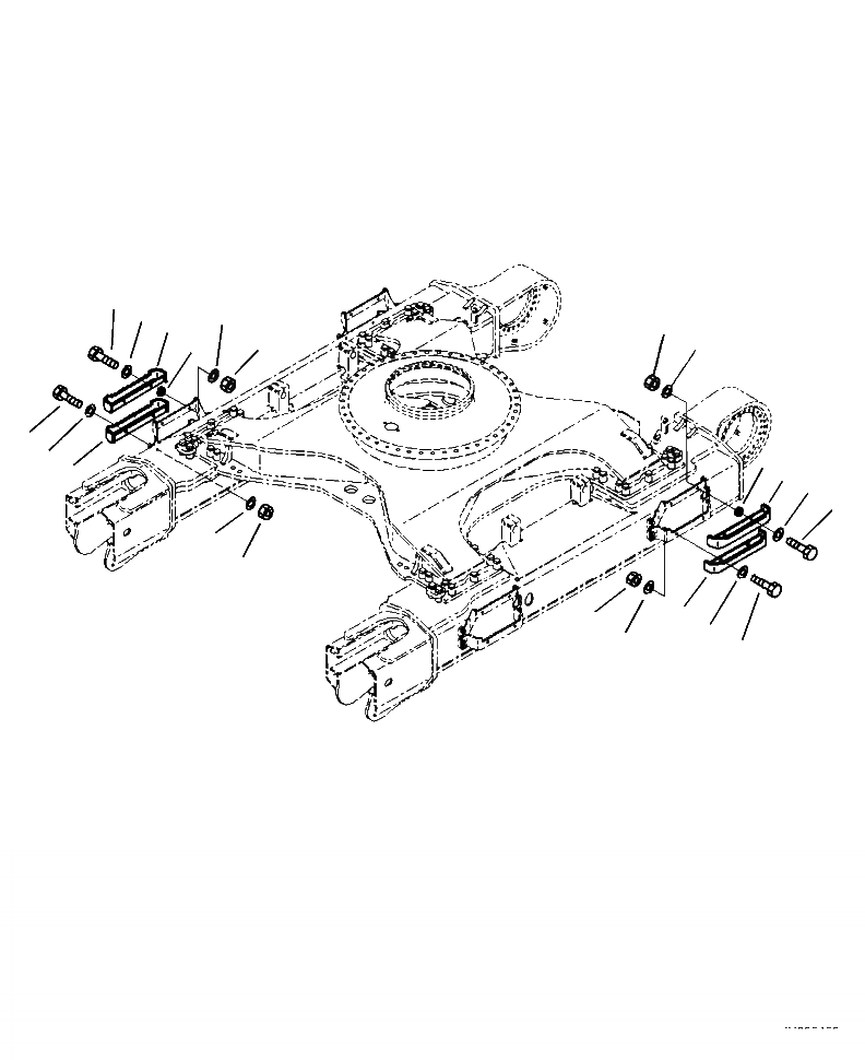 Схема запчастей Komatsu PC490LC-10 - W- ШИР. СТУПЕНИ ДРУГОЕ ОБОРУД-Е