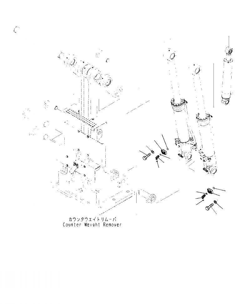 Схема запчастей Komatsu PC490LC-10 - W9- ПРОТИВОВЕС REMOVER ПРОТИВОВЕС И КОМПОНЕНТЫ ДРУГОЕ ОБОРУД-Е