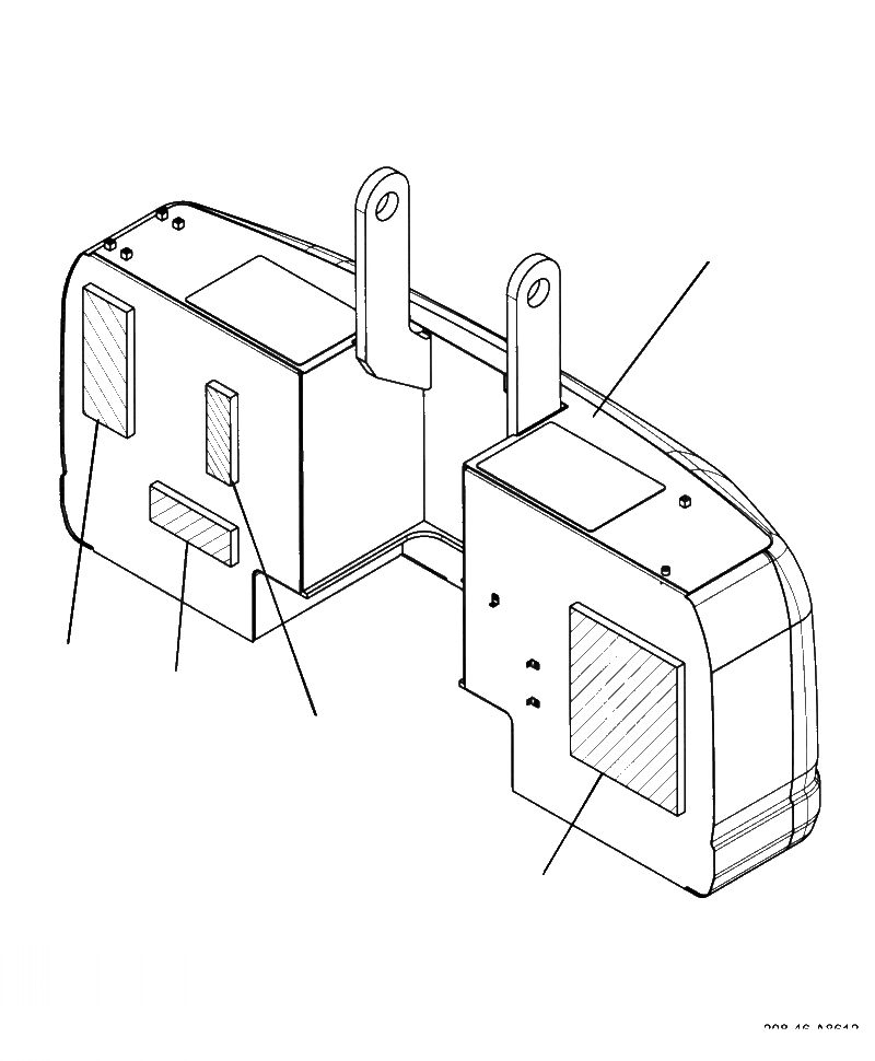 Схема запчастей Komatsu PC490LC-10 - W9- ПРОТИВОВЕС REMOVER ПРОТИВОВЕС (9, KG) ДРУГОЕ ОБОРУД-Е