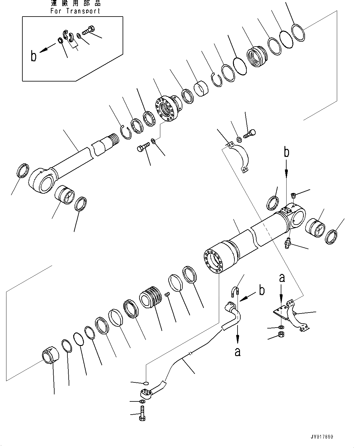 Схема запчастей Komatsu PC490LC-10 - ЦИЛИНДР СТРЕЛЫ, С ANTI-DROP КЛАПАН, СТРЕЛА И РУКОЯТЬ, ВНУТР. ЧАСТИ, LHS ЦИЛИНДР СТРЕЛЫ, С ANTI-DROP КЛАПАН, СТРЕЛА И РУКОЯТЬ