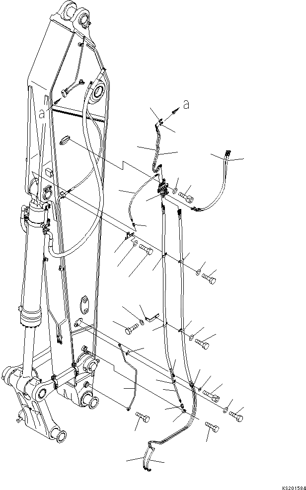 Схема запчастей Komatsu PC490LC-10 - АВТОМАТИЧ. СМАЗ. СИСТЕМА, РУКОЯТЬ АВТОМАТИЧ. СМАЗ. ЧАСТИ (MM РУКОЯТЬ) АВТОМАТИЧ. СМАЗ. СИСТЕМА