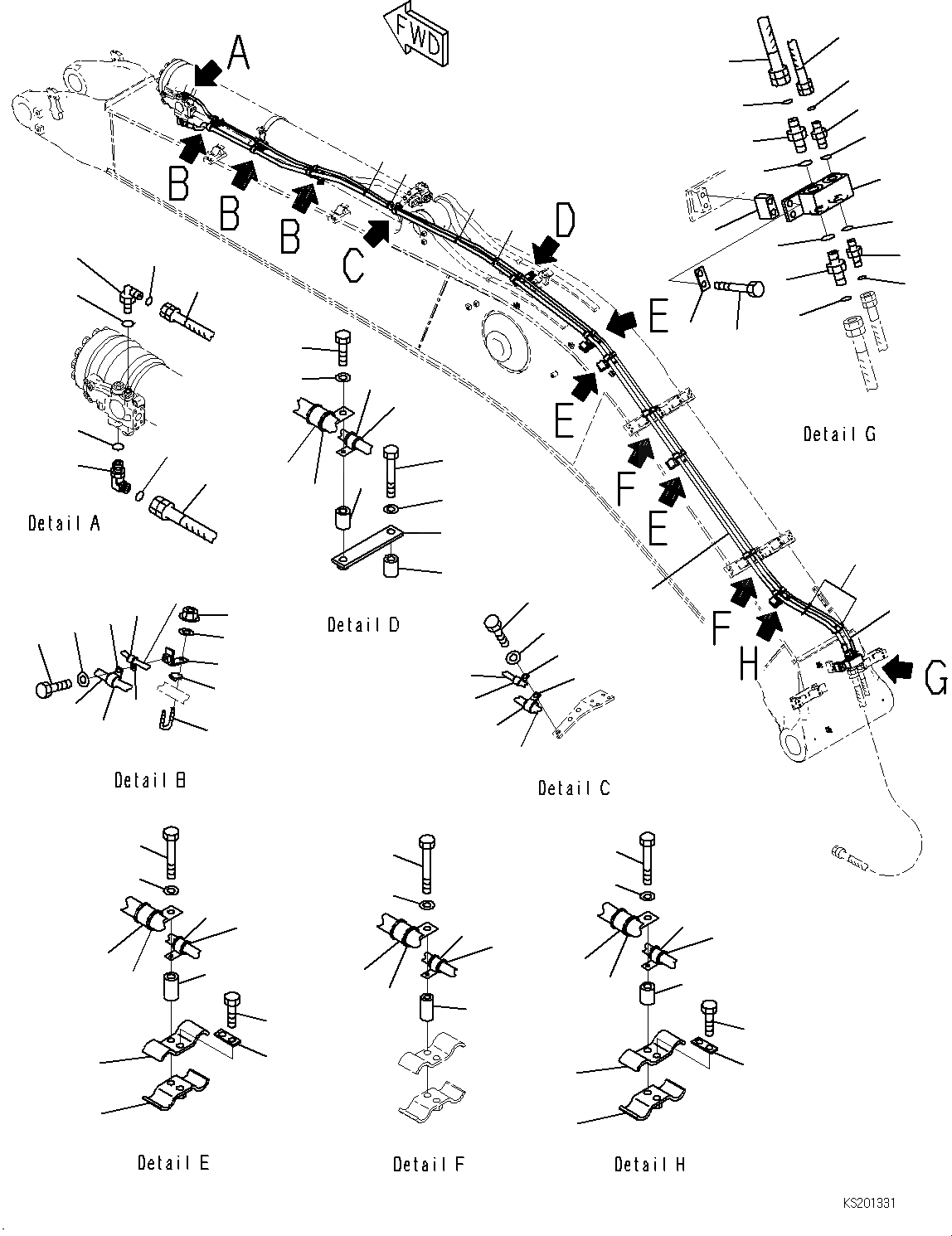 Схема запчастей Komatsu PC490LC-10 - ANTI-DROP КЛАПАН, СТРЕЛА 7MM И РУКОЯТЬ, РУКОЯТЬ ANTI-DROP КЛАПАН ТРУБЫ ANTI-DROP КЛАПАН, СТРЕЛА 7MM И РУКОЯТЬ