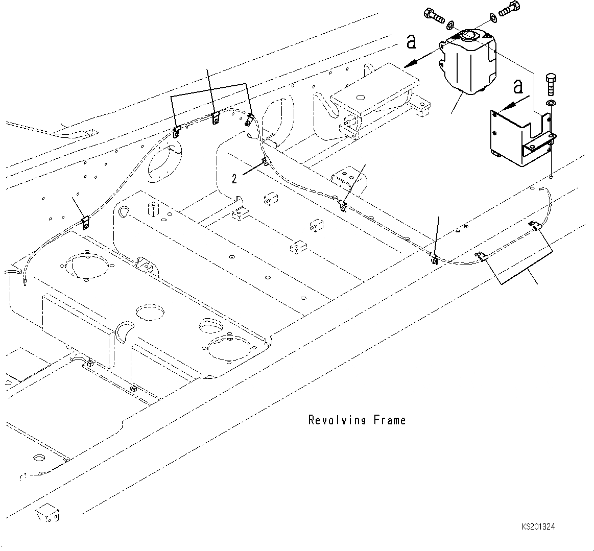 Схема запчастей Komatsu PC490LC-10 - ОМЫВАТЕЛЬ СТЕКЛА (ДЛЯ LC DEMO) ОМЫВАТЕЛЬ СТЕКЛА